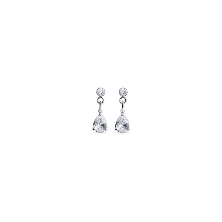 Roslyn - Crystal Stud Earrings Stainless Steel