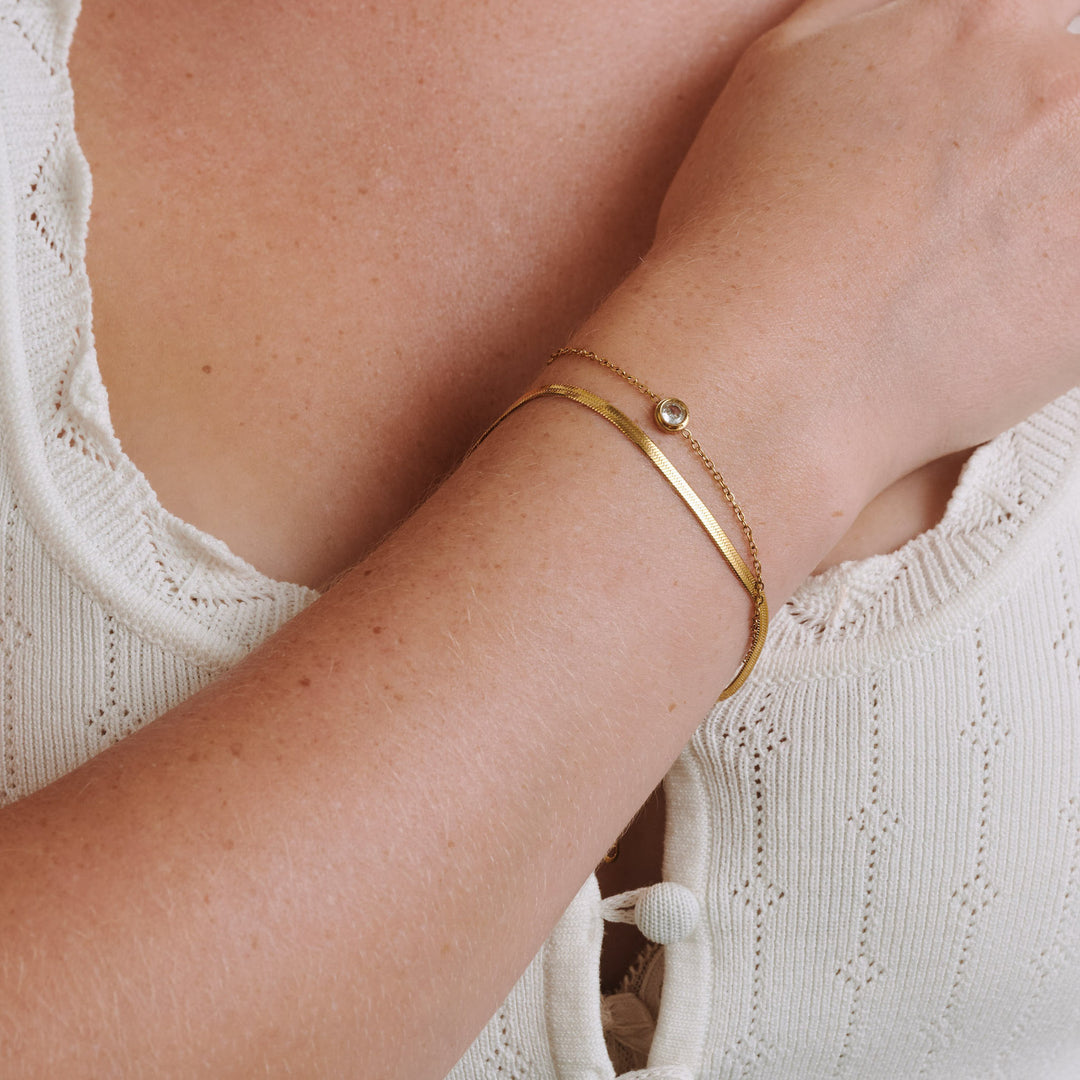 Solvej - Duo Chain Bracelet Stainless Steel