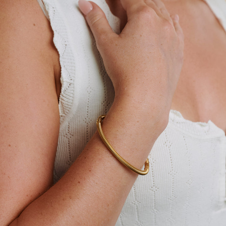 Laerke - Rounded Bracelet Stainless Steel