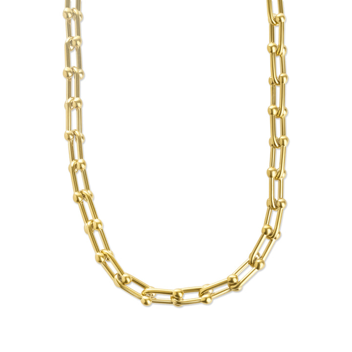 Betty - Paperclip Link Necklace Stainless Steel