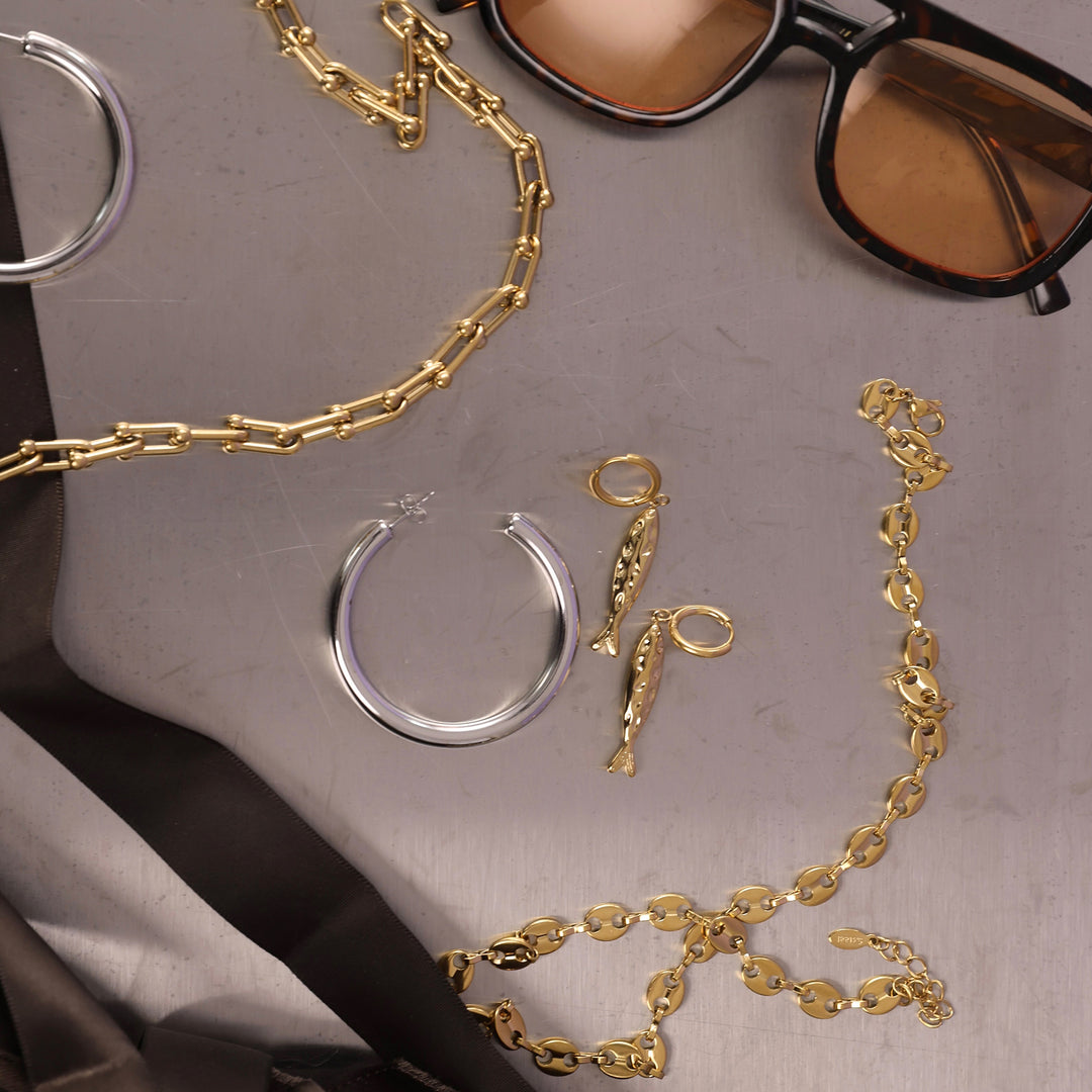 Betty - Paperclip Link Necklace Stainless Steel