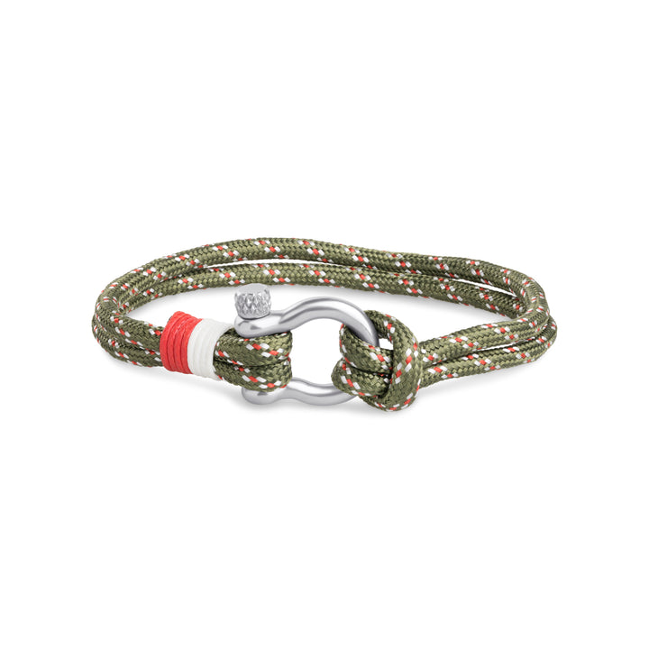 Adam - Touwarmband Roestvrij Staal