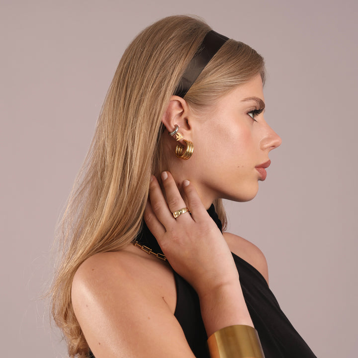 Connie - Statement armband van roestvrij staal