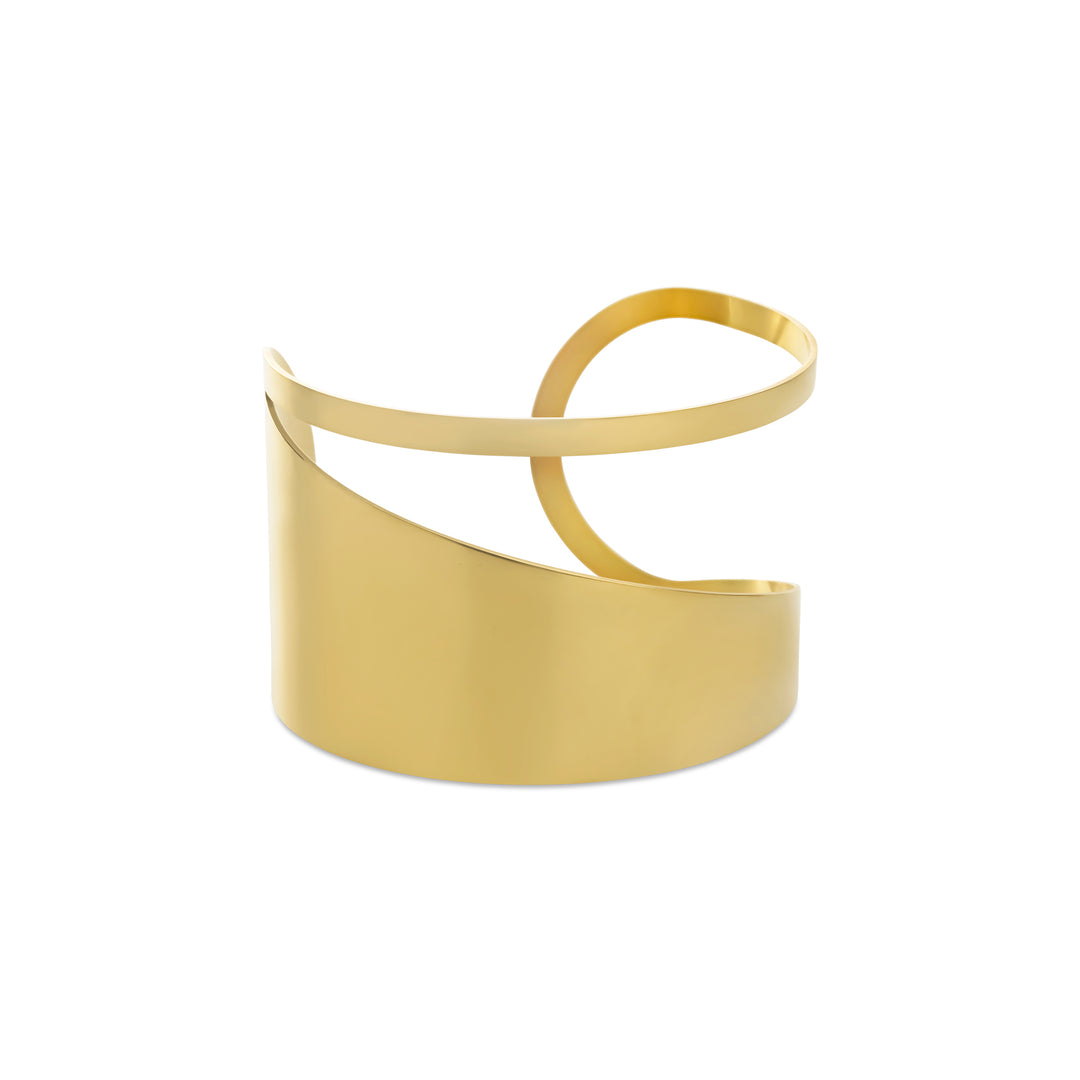 Krista - Chunky Bangle Bracelet Stainless Steel