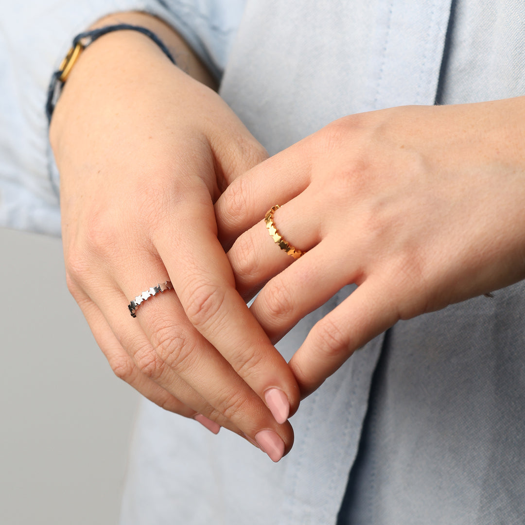 Jamila - Star Ring Stainless Steel