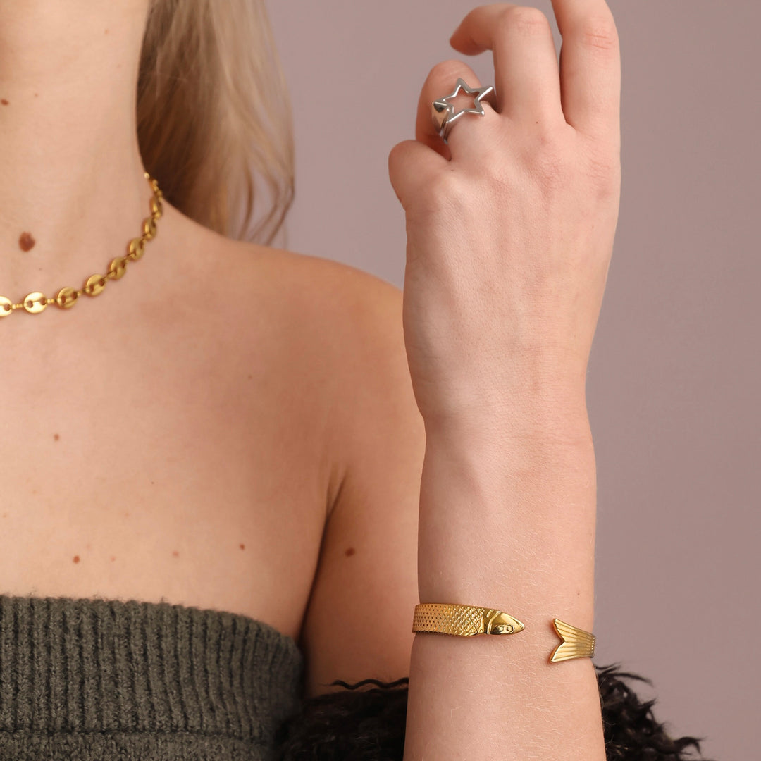 Amie - Schakelketting Halsketting Roestvrij Staal