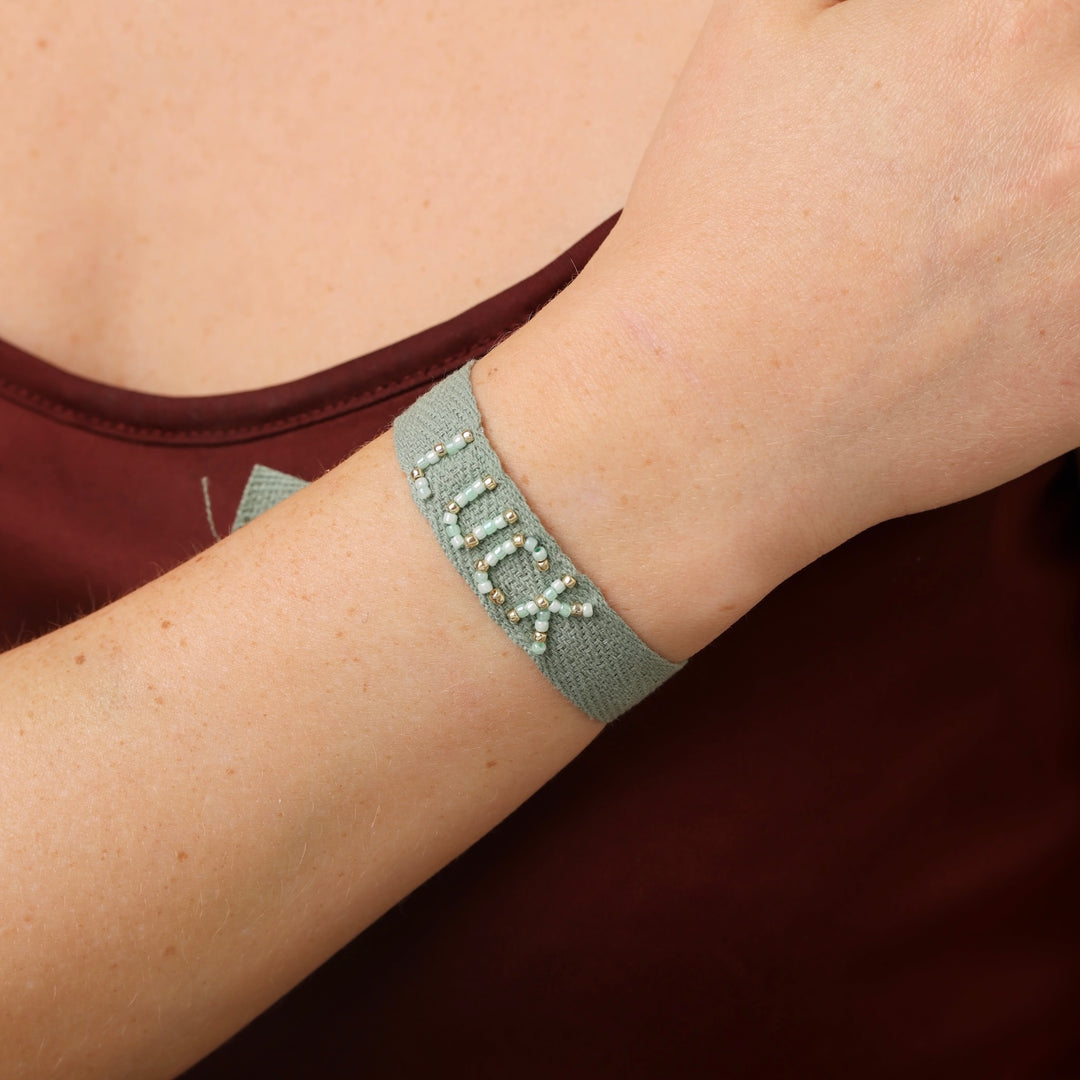 Elodie - Manifest Armband met Lint