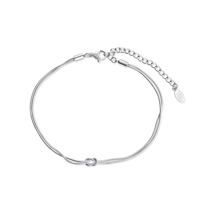 Mio - Knot Chain Armband Roestvrij Staal