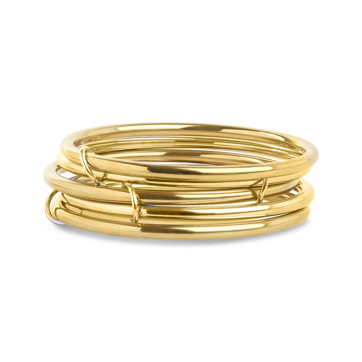 Rory - 5pcs Stacked Bangle Bracelet Stainless Steel