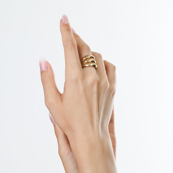 Daga - Triple Ring Stainless Steel