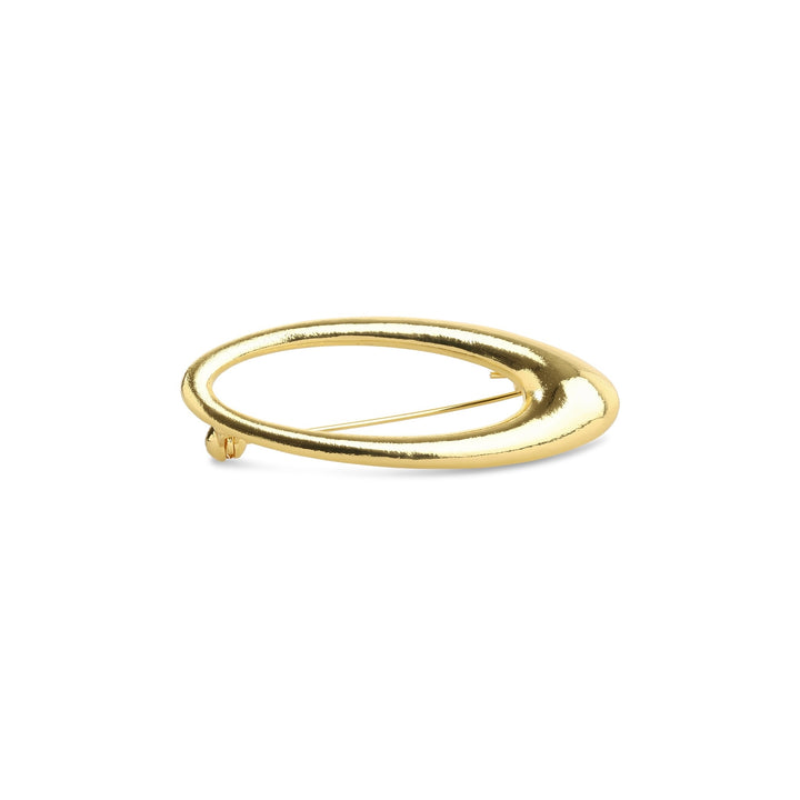 Illiona – strakke broche, goud | Timi of Sweden