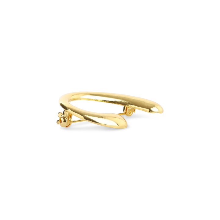 Novelia – sculpturale broche, goud | Timi of Sweden