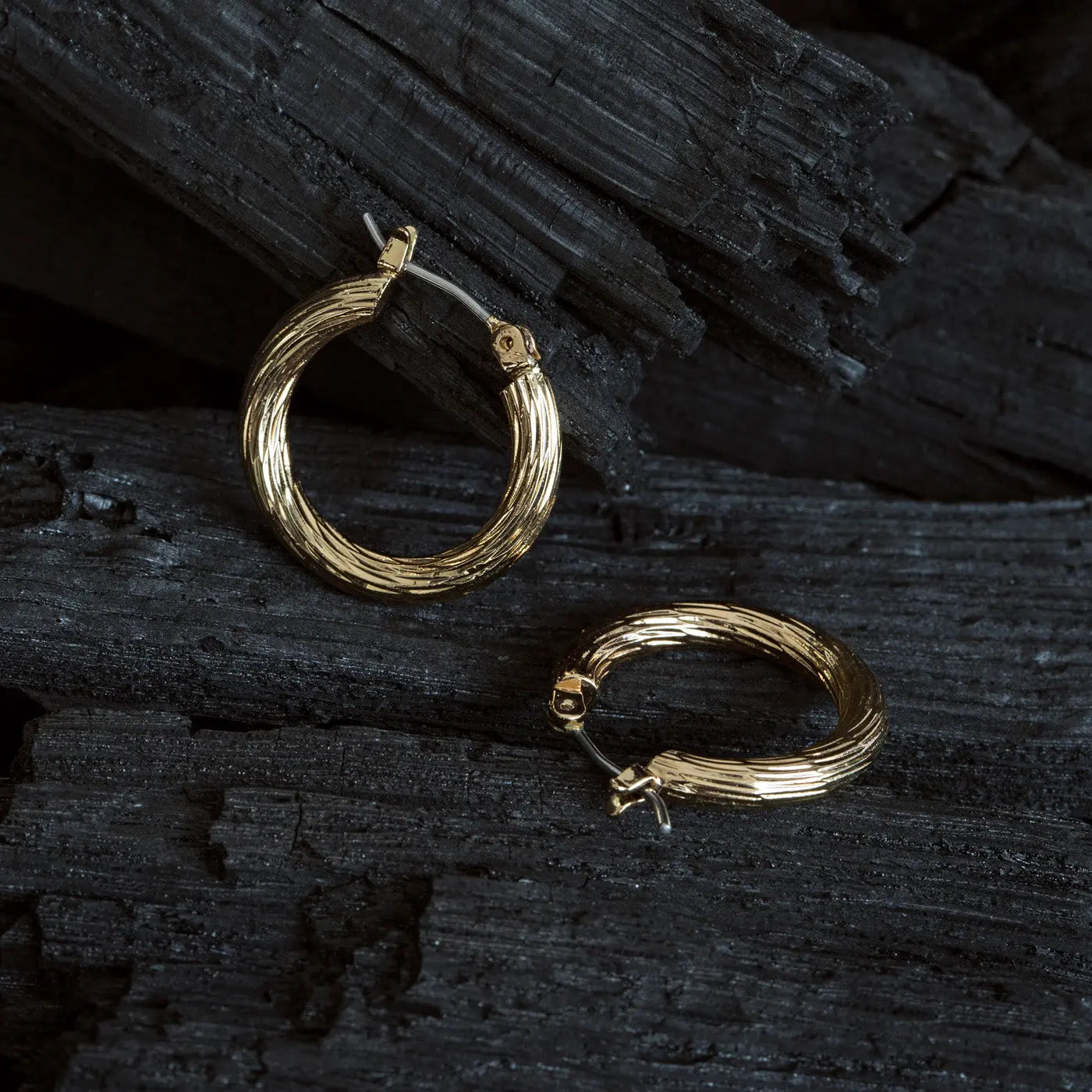 Kleine Swirly Hoop Oorbellen