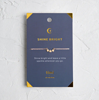 Shine Bright drie sterren armband