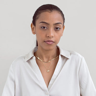 Ivy - Snake Chain ketting roestvrij staal