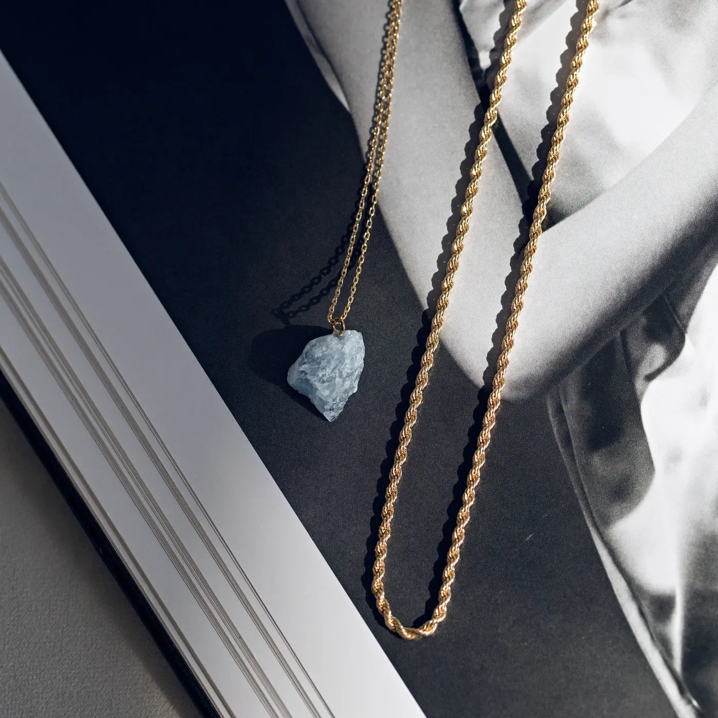 Elegante ketting en oorbellen set