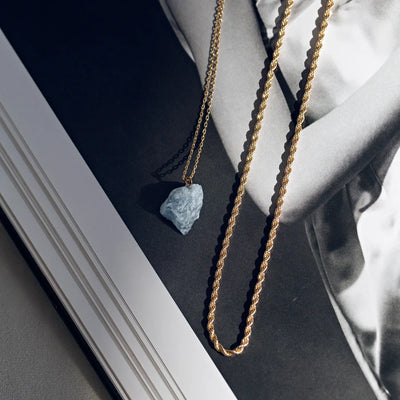 Elegante ketting en oorbellen set