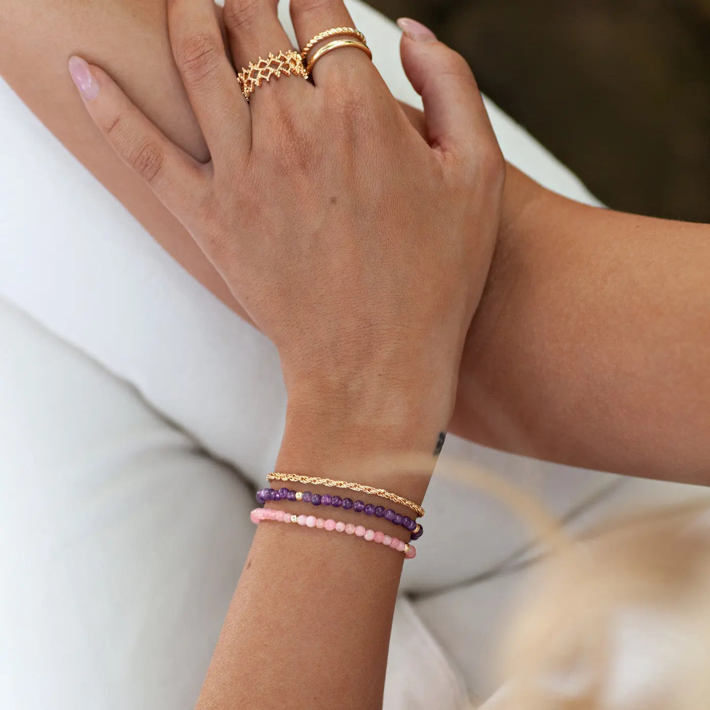 Gedraaide schakelarmband