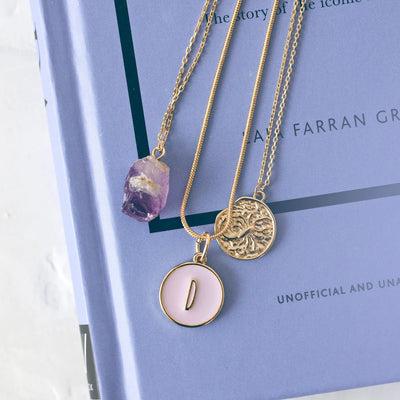 Letter in Snake Chain-ketting