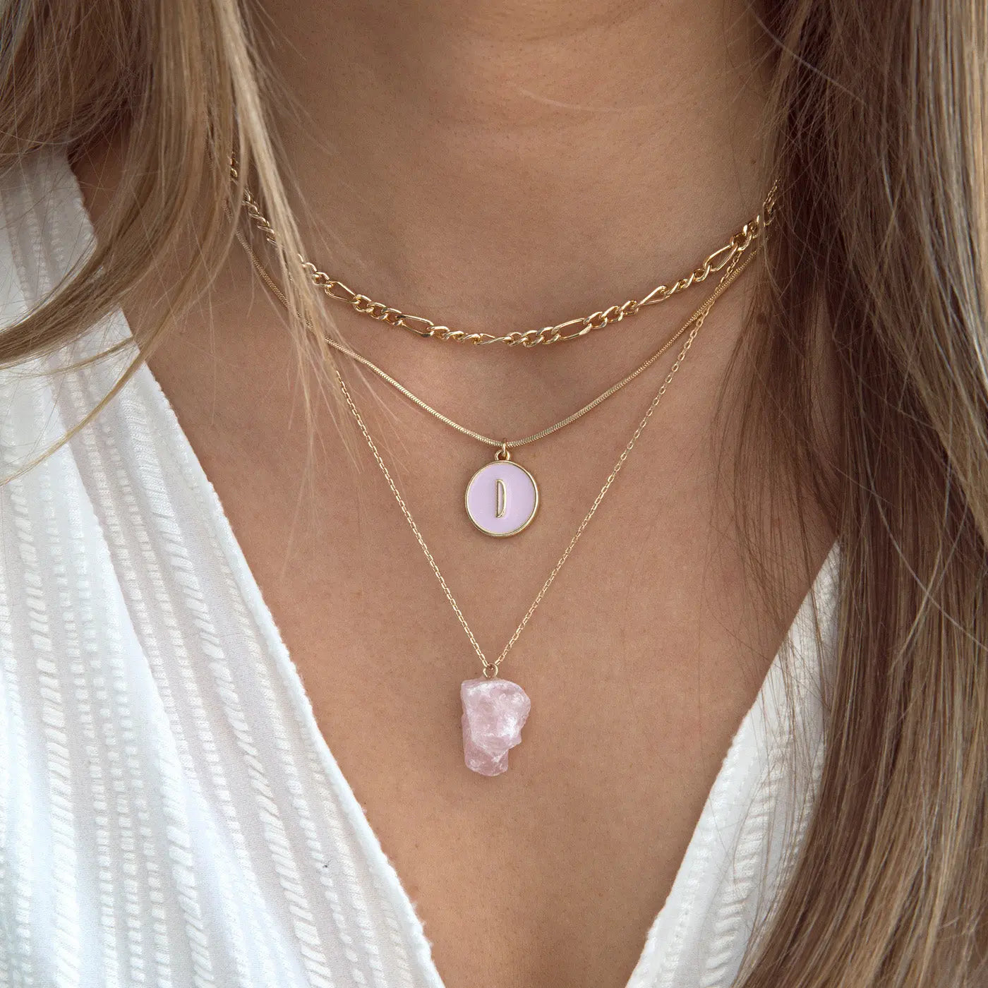 Letter in Snake Chain-ketting