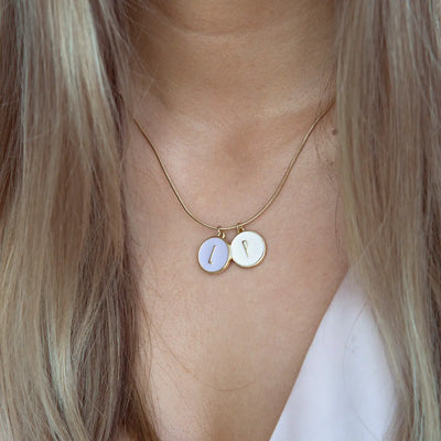 Letter in Snake Chain-ketting
