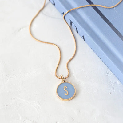 Letter in Snake Chain-ketting