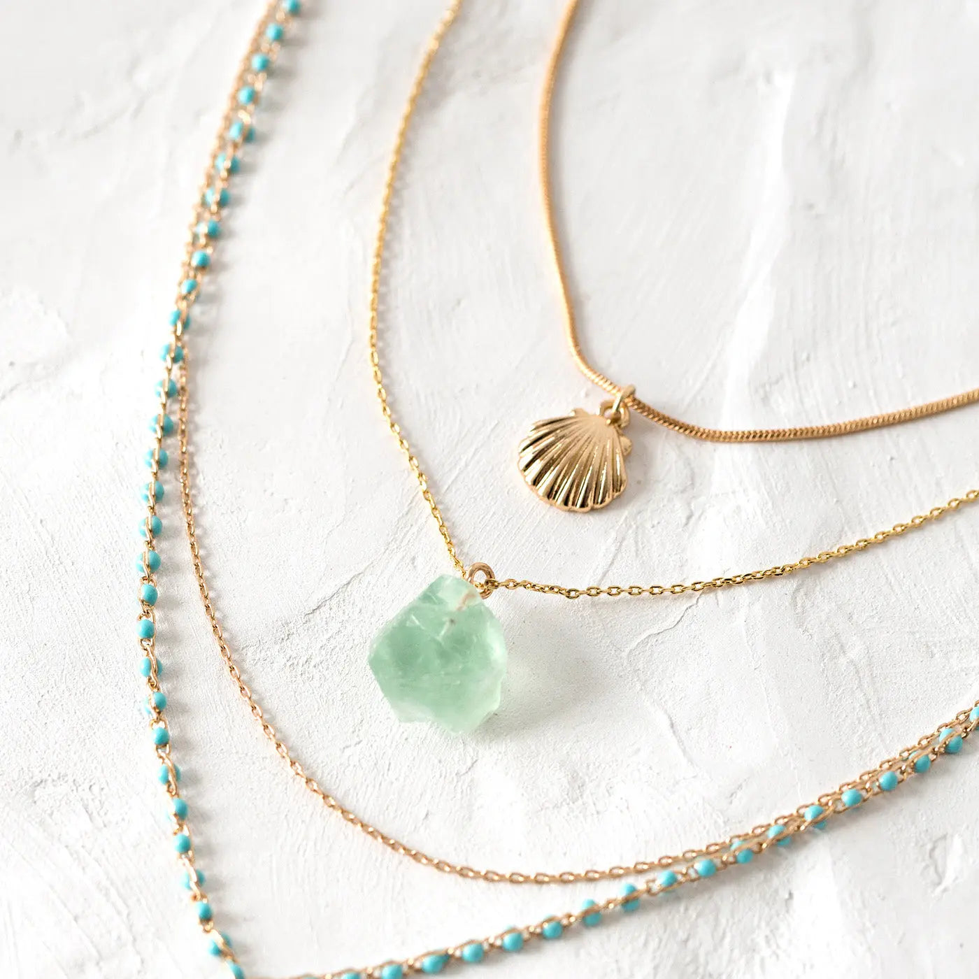 Ketting met Gouden Zeeschelp