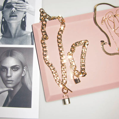 dikke stoeprand ketting ketting