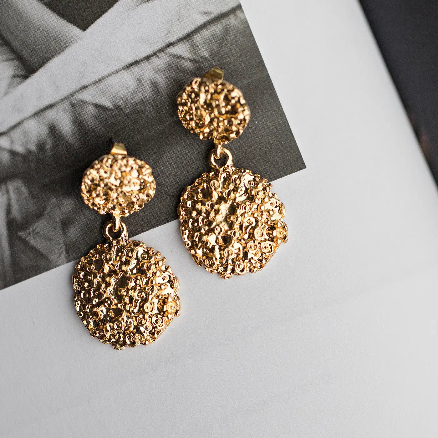 vintage statement oorbel