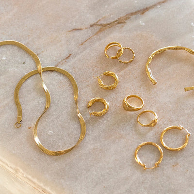 Slangenketting plat