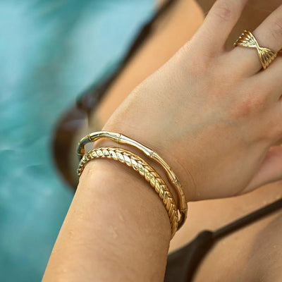 Gevlochten armband