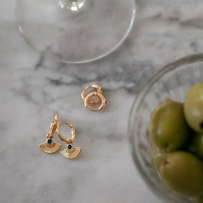 Elegante ketting en oorbellen set