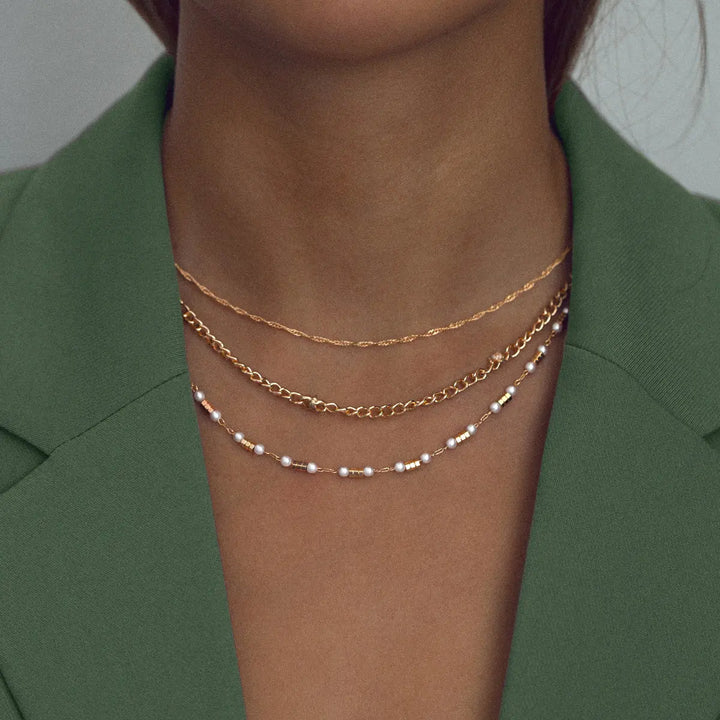 Schattige parelketting