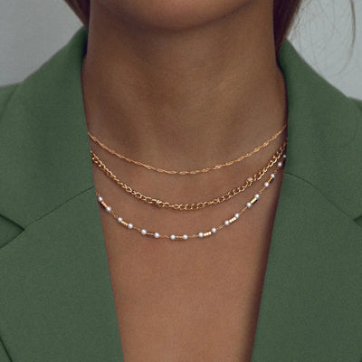 Cute Pearl Chain Necklace