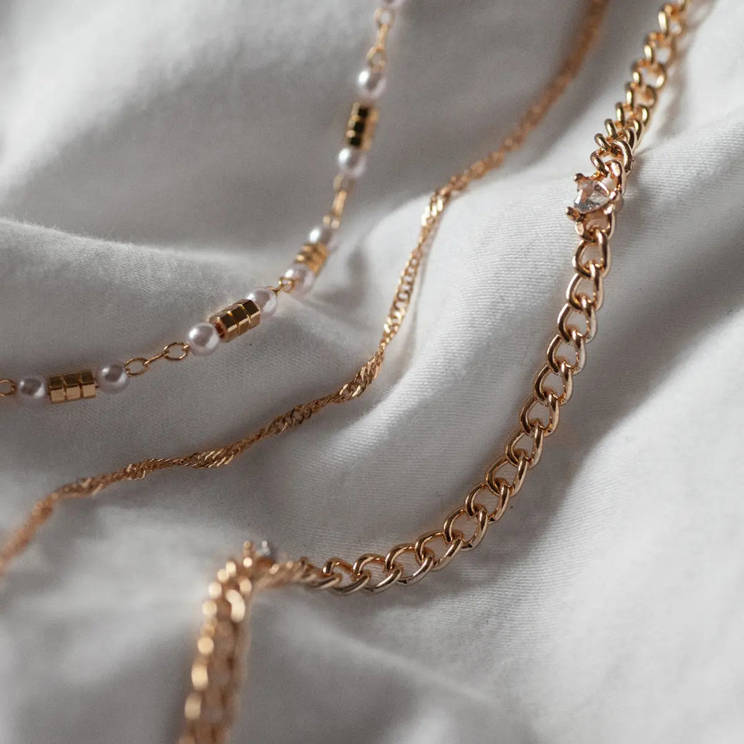 Schattige parelketting