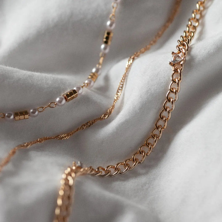 Schattige parelketting