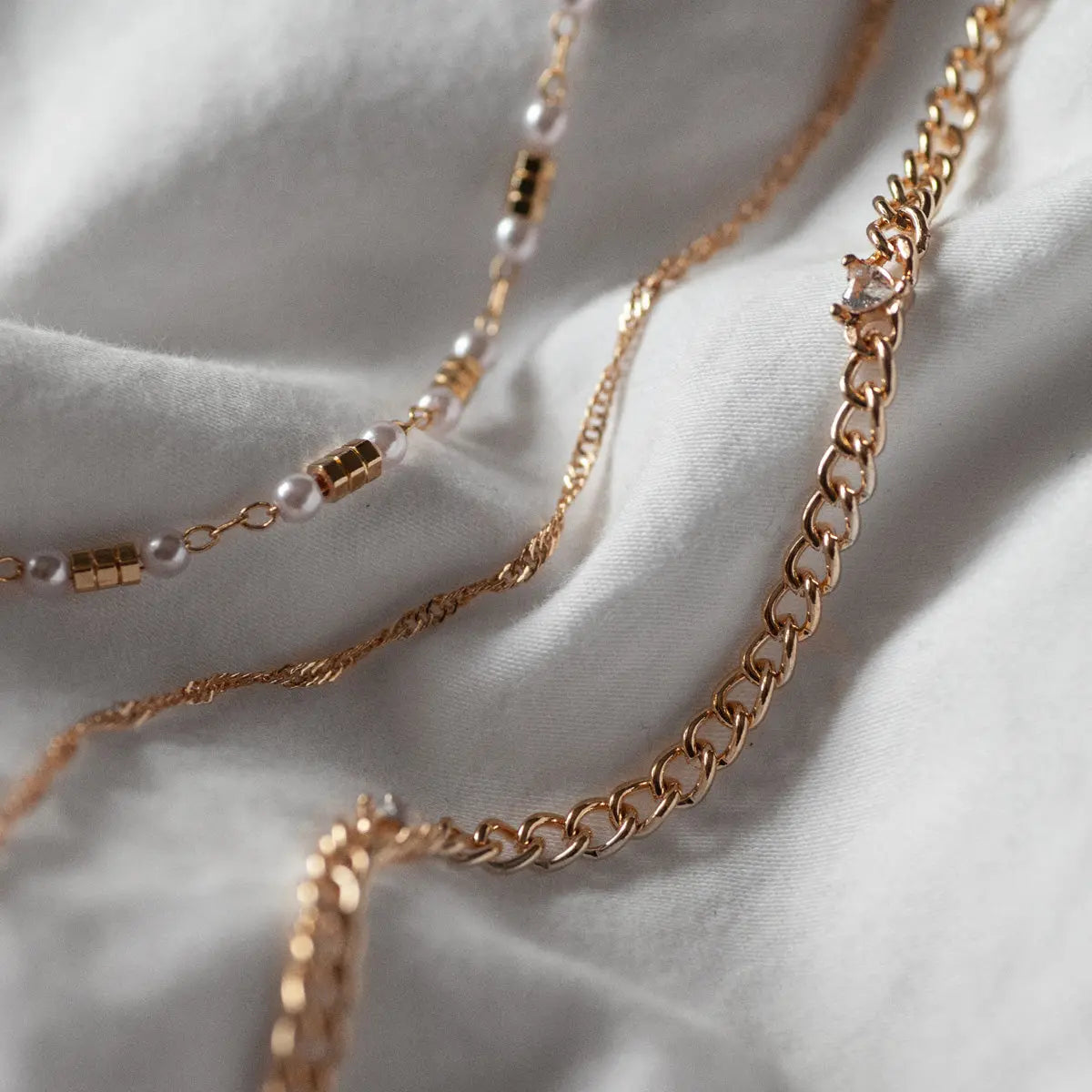 Cute Pearl Chain Necklace