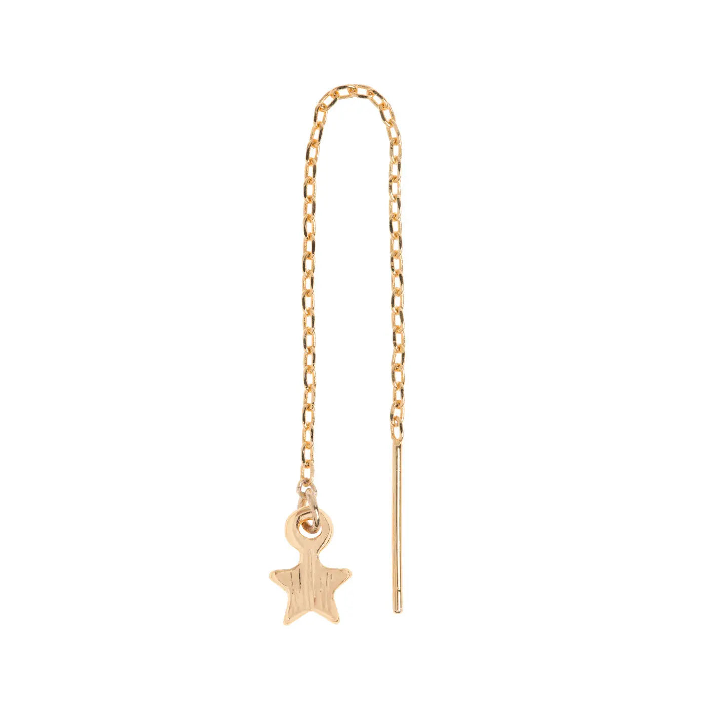 Luna - Oorbellen met kleine sterketting