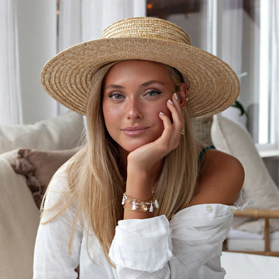 Nora - Tassle Kauri Shell Parel Chunky Armband