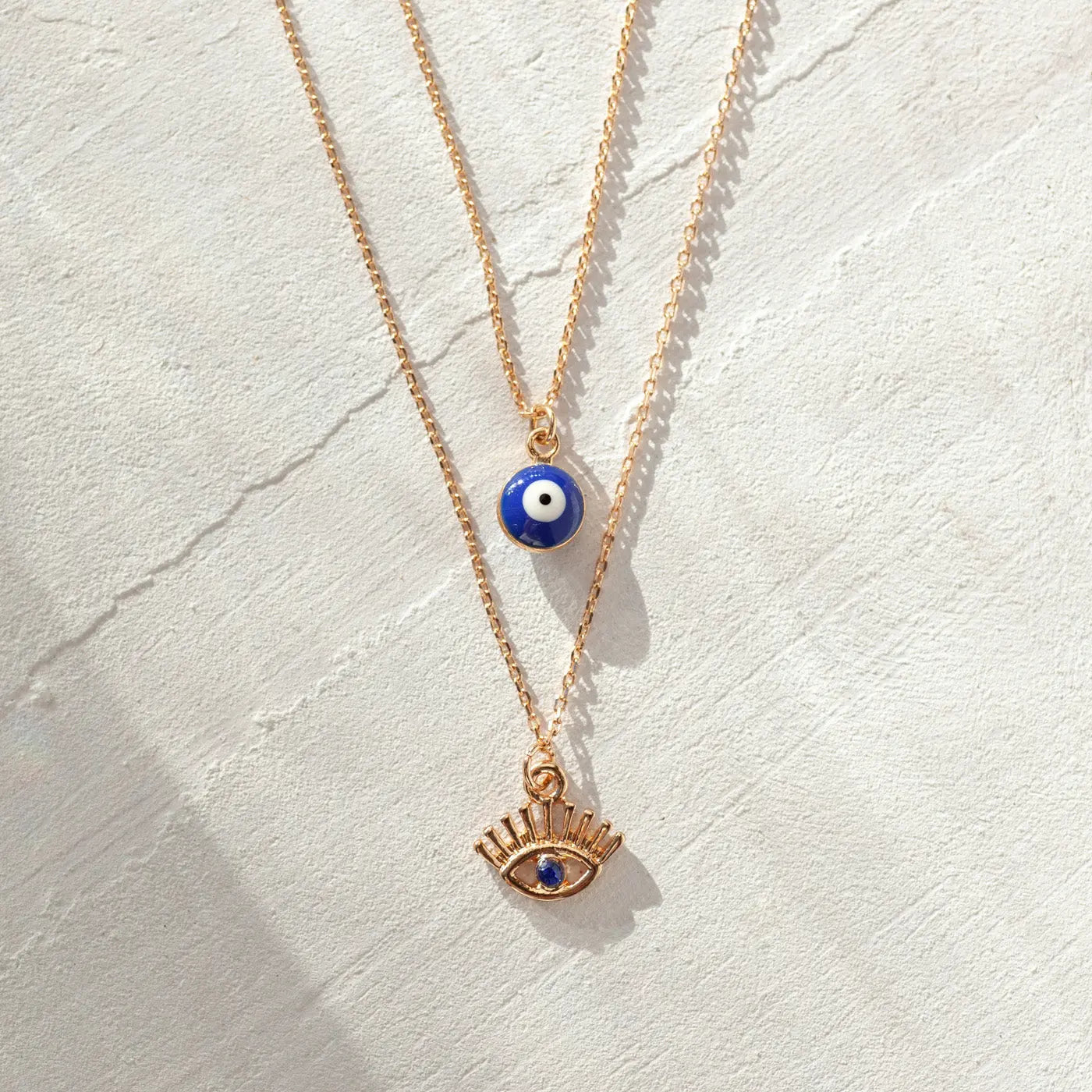 Suzy - boze oog wimper ketting