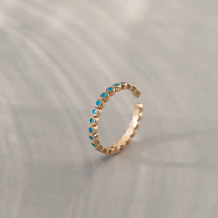 Riya - Oosterse Turquoise Ring Timi of Sweden