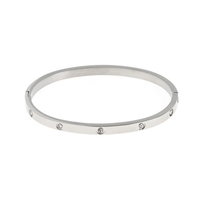 Fay - Kristallen armband van roestvrij staal
