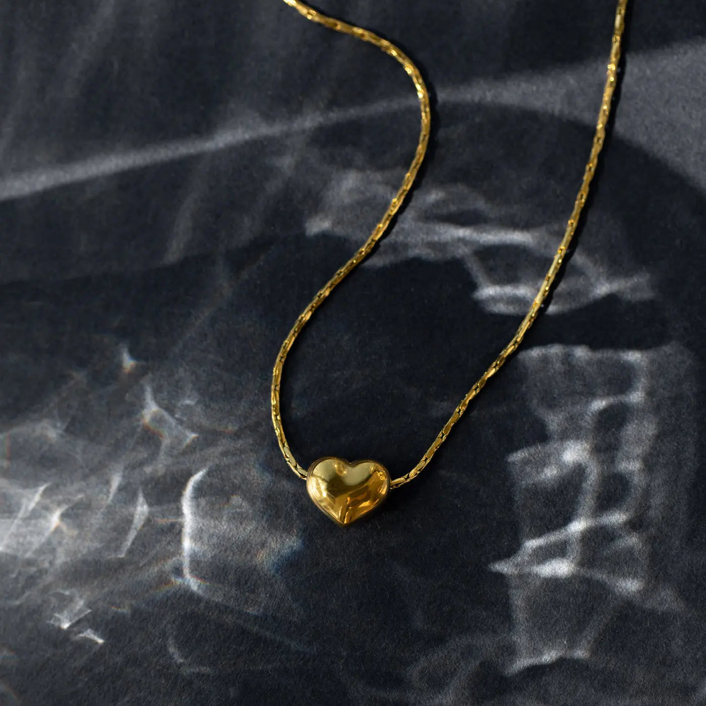 Sarah - Petite hart ketting roestvrij staal
