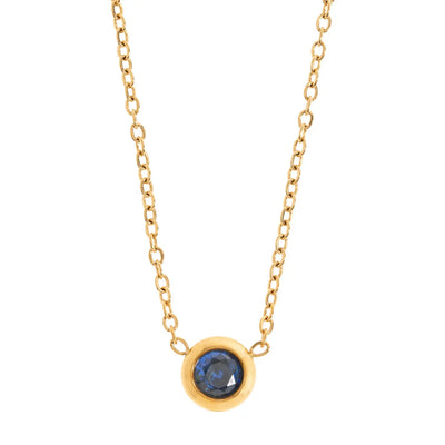 Chakra kristal ketting roestvrij staal